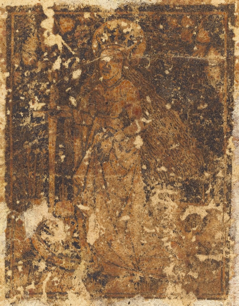 圣凯瑟琳[背面]，在1470年或之后。 作者 不明