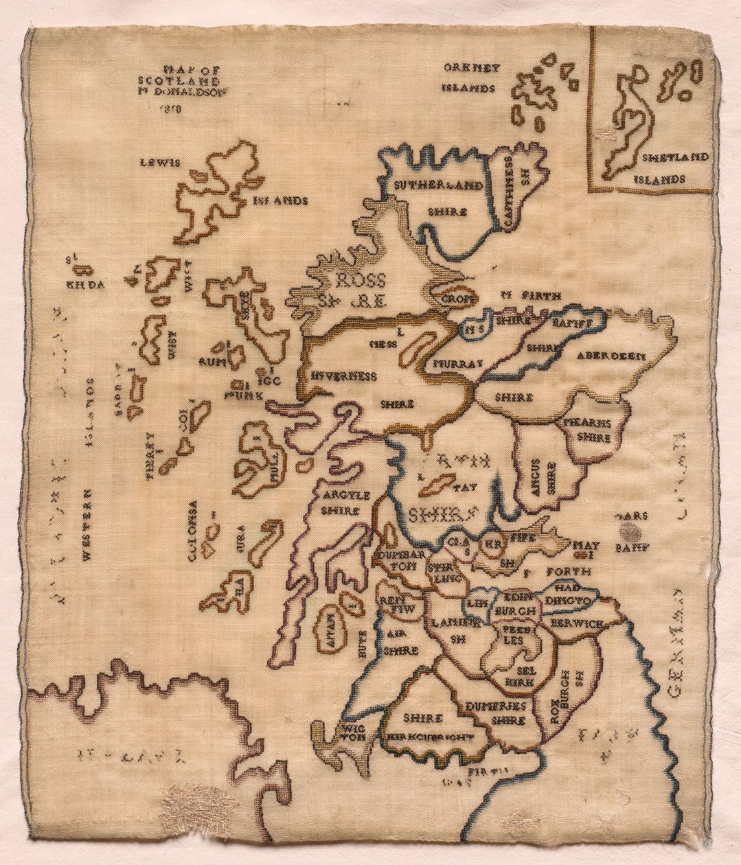 采样器，1810年。 作者 不明