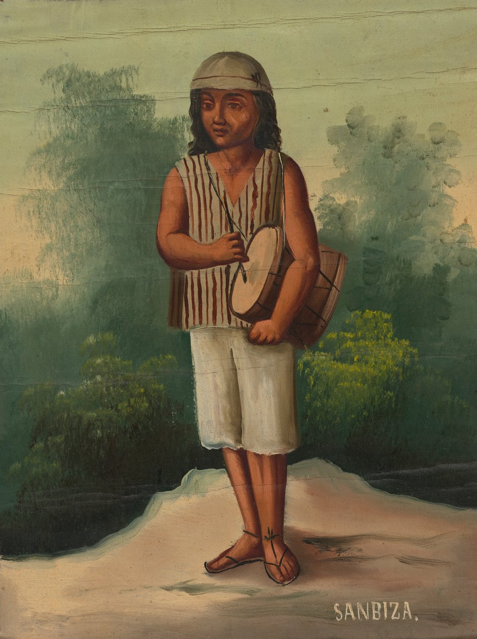 桑比扎男孩，1914年前。 作者 不明