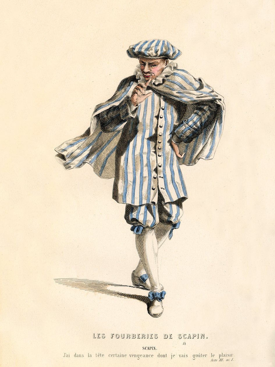 Scapin，1868年。 作者 不明
