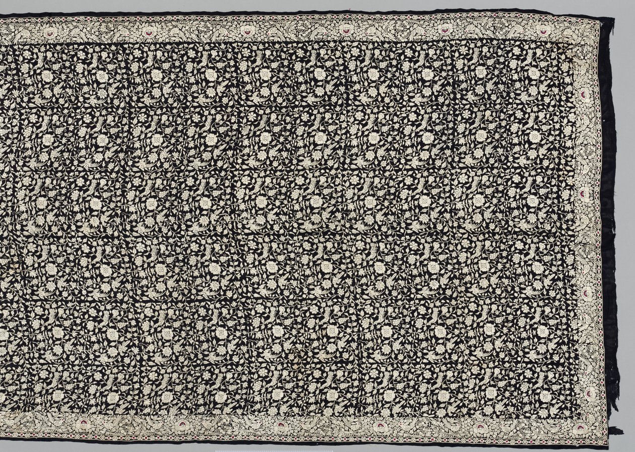披肩，1800年代。 作者 不明