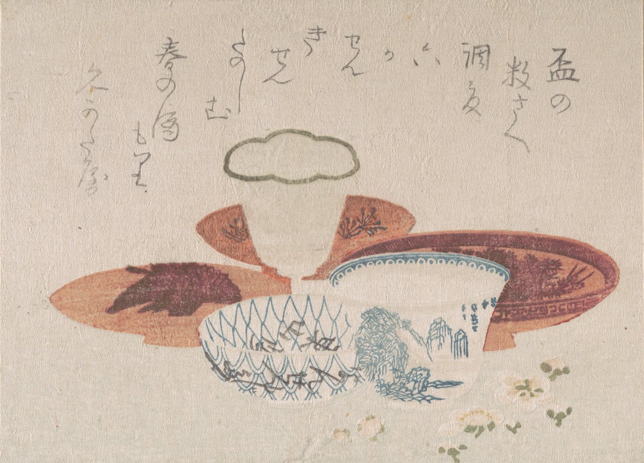 六个酒杯，19世纪初。 作者 不明
