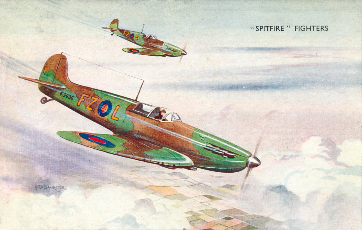 喷火战斗机，c1940 作者 不明