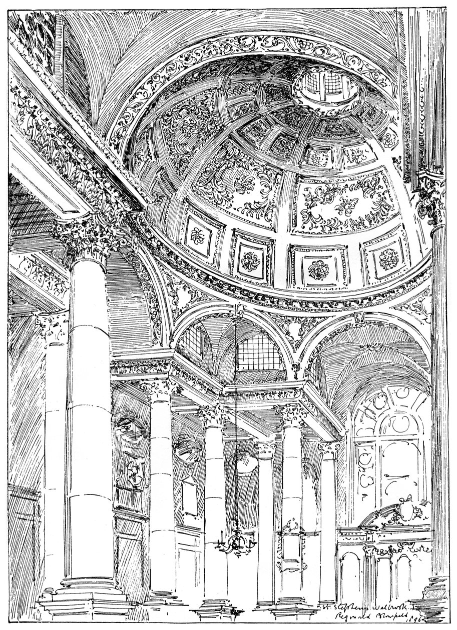 圣史蒂芬斯·沃尔布鲁克，1899年 作者 不明