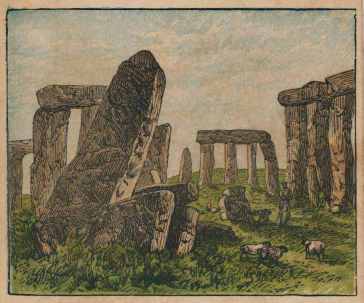 巨石阵，c1910。 作者 不明