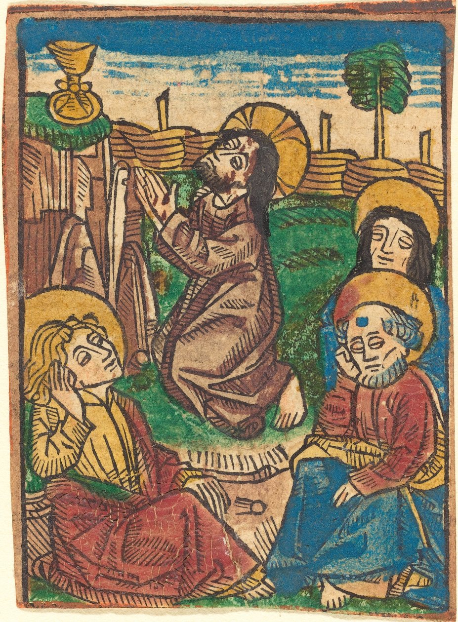 花园里的痛苦》，约1490年。 作者 不明