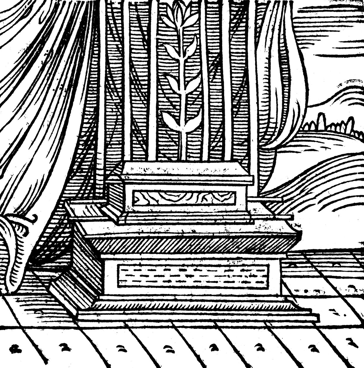 约柜，1557年 作者 不明