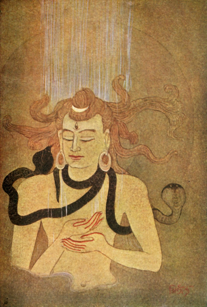 甘加的诞生》，1920年。 作者 不明