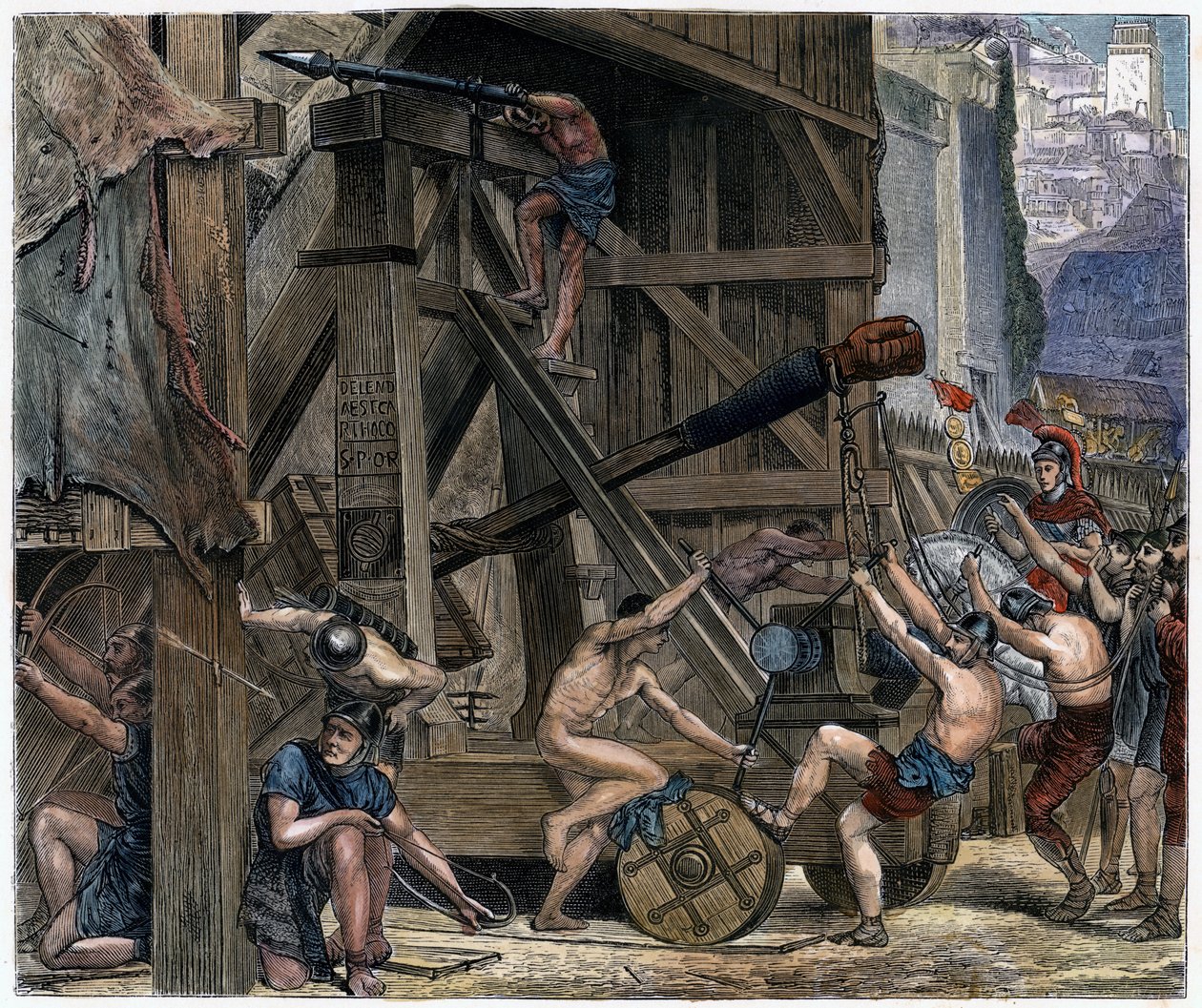 弹射器，c1868 作者 不明