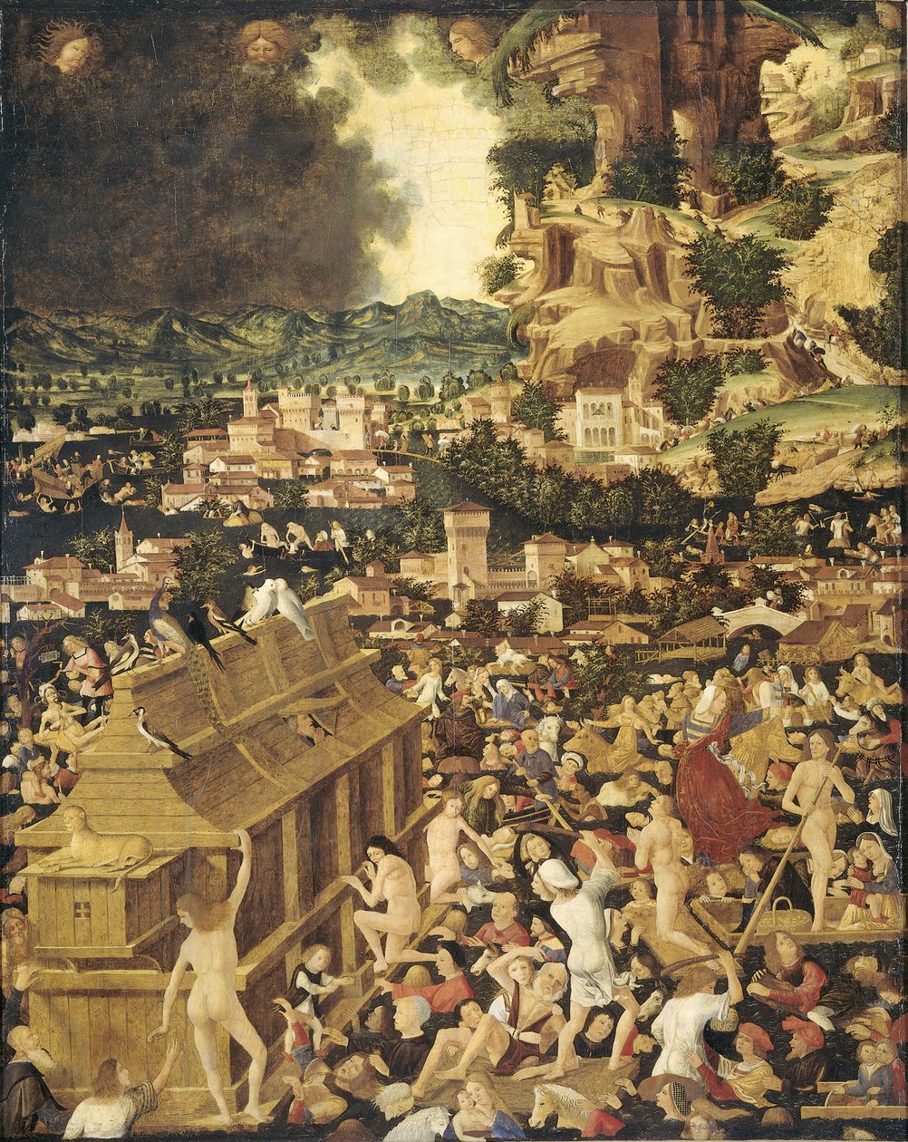 洪水（1450-1499） 作者 不明