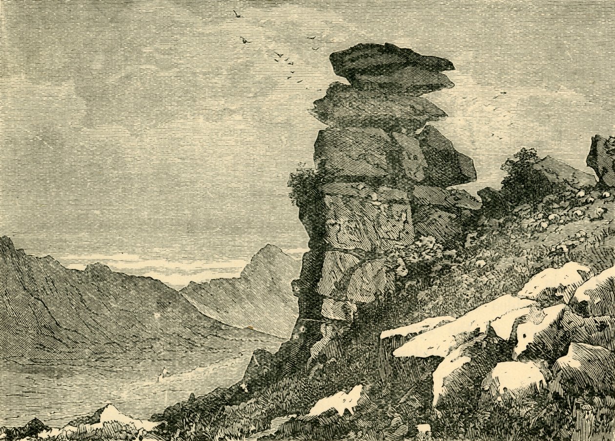 魔鬼奶酪环，1898年。 作者 不明