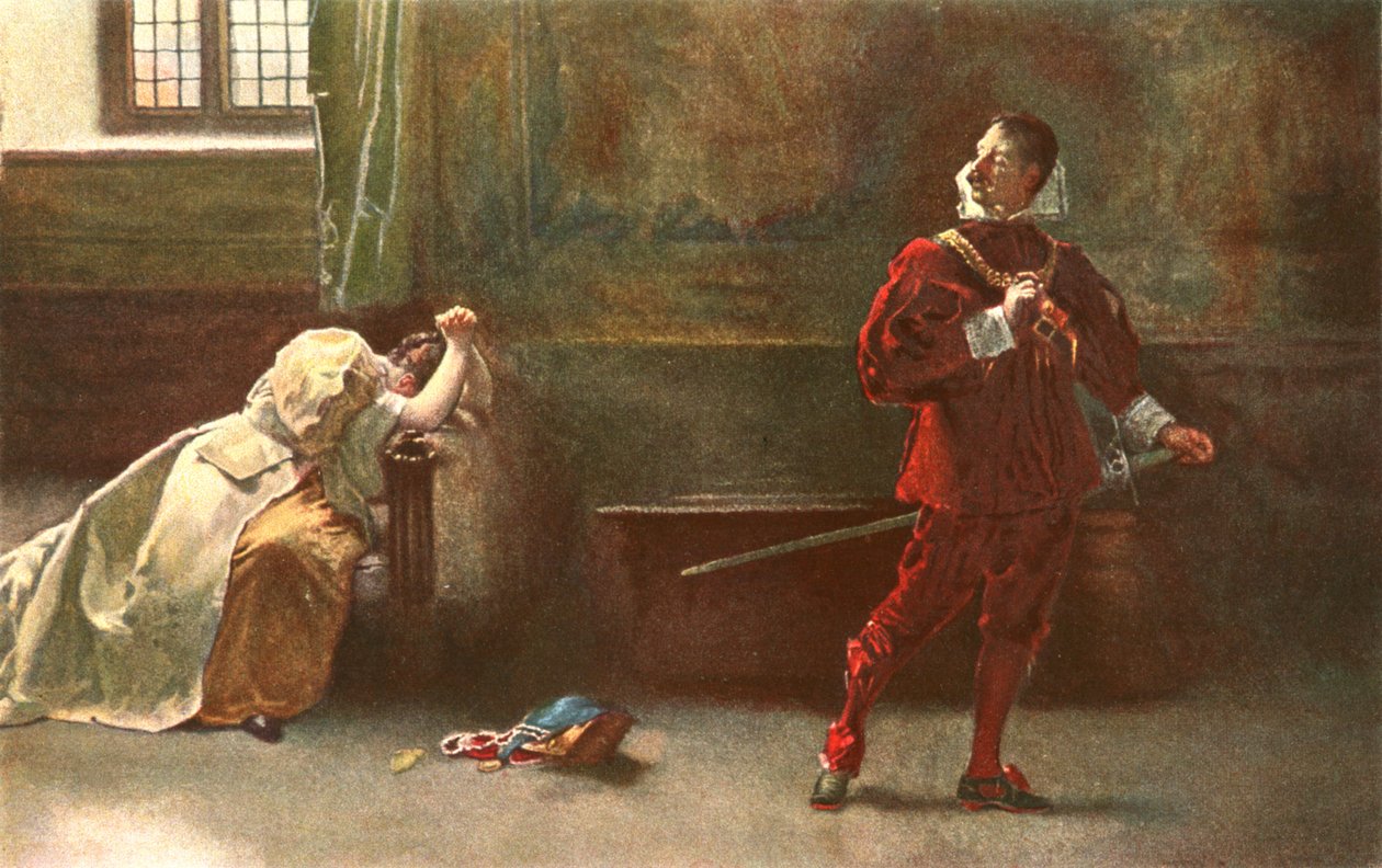 争吵，c1902。 作者 不明