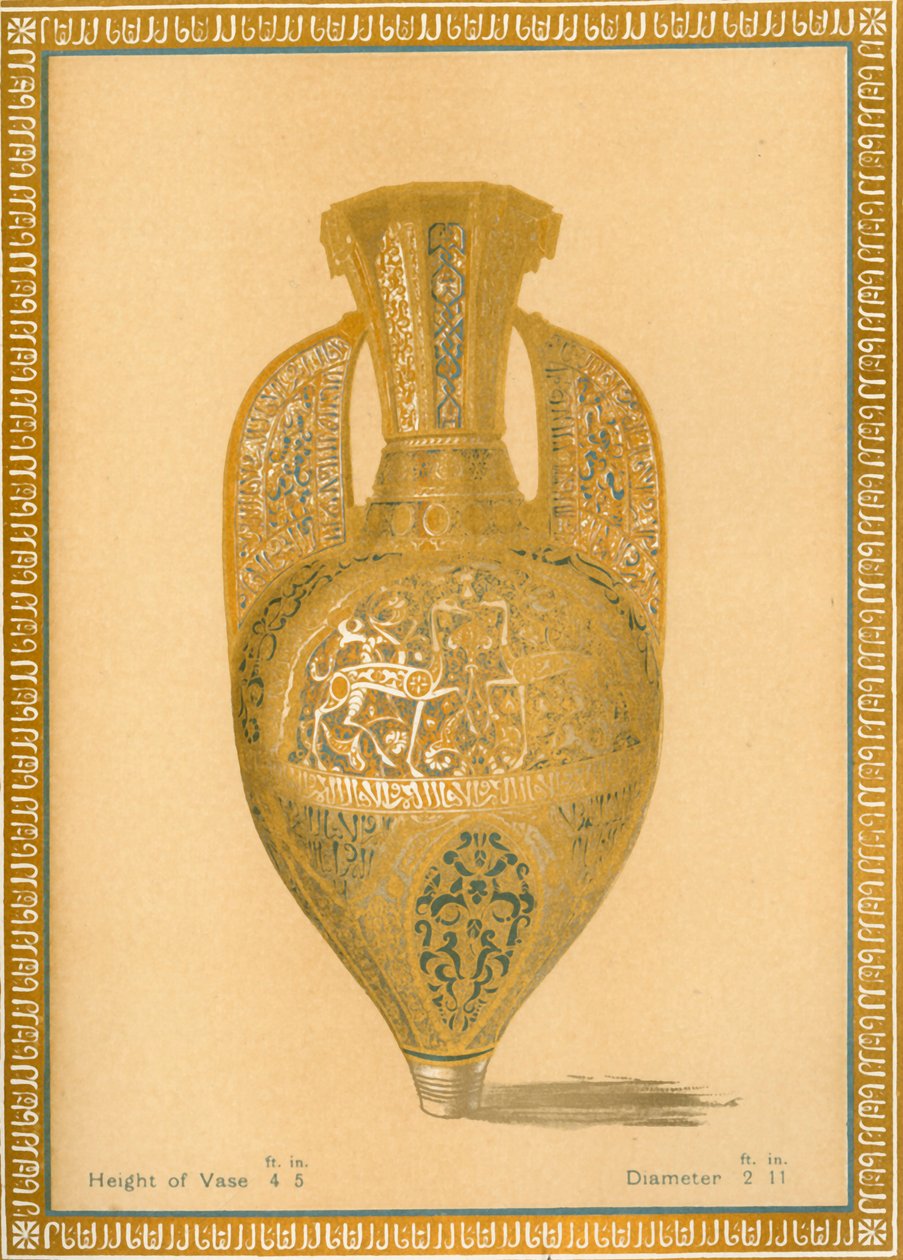 花瓶，1907年。 作者 不明