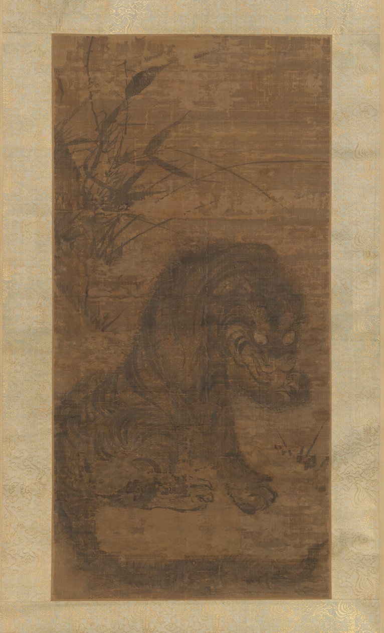虎，14世纪。 作者 不明