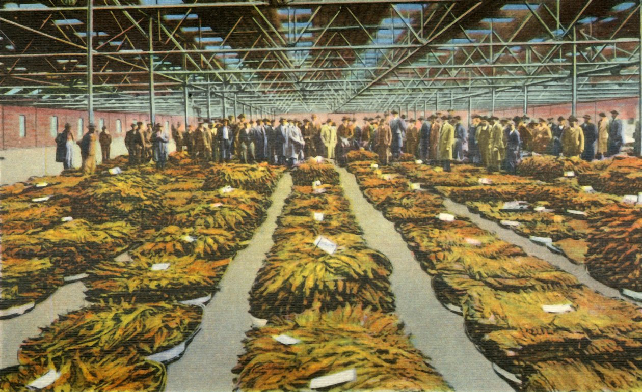 烟草销售，一个有趣的场景，1942年。 作者 不明