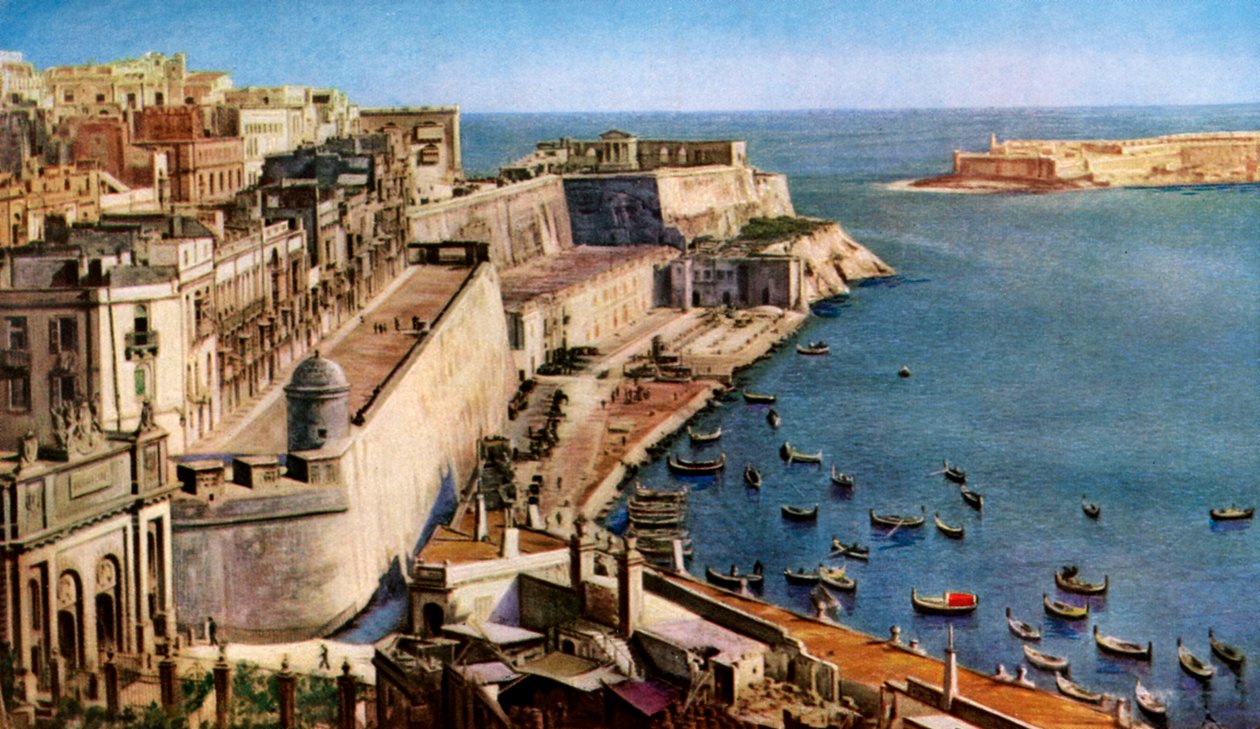 马耳他瓦莱塔，c1930年代 作者 不明