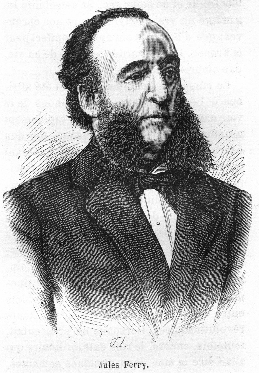 朱尔斯-费里（1832-1893），法国政治家。 作者 未知艺术家