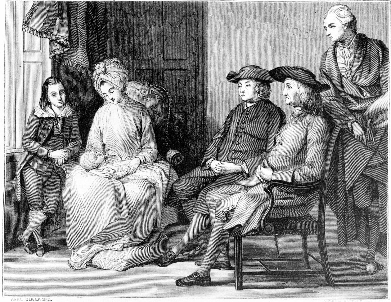 The Quakers in the 18th century. 作者 未知艺术家