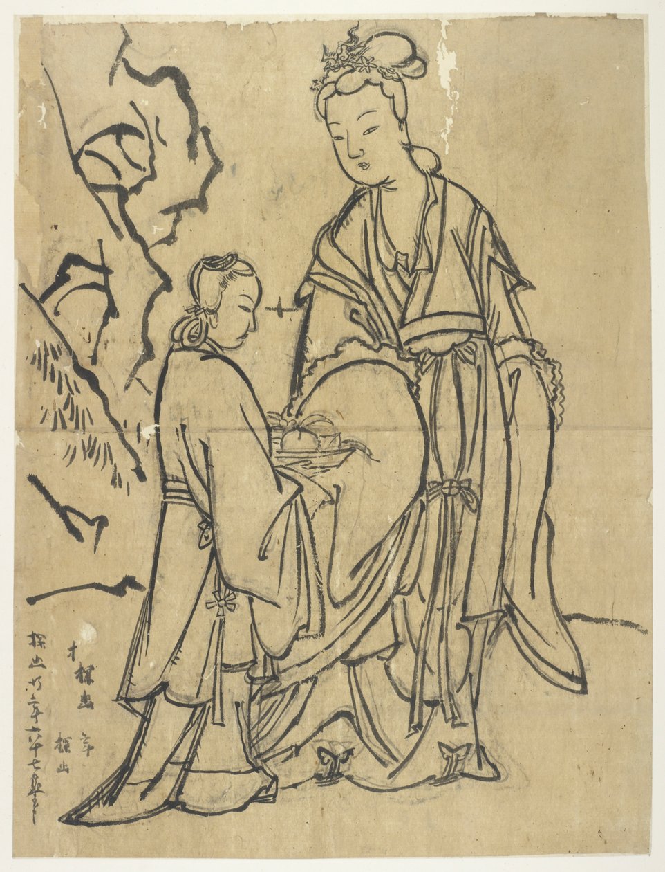 宫女和服务员 作者 未知艺术家