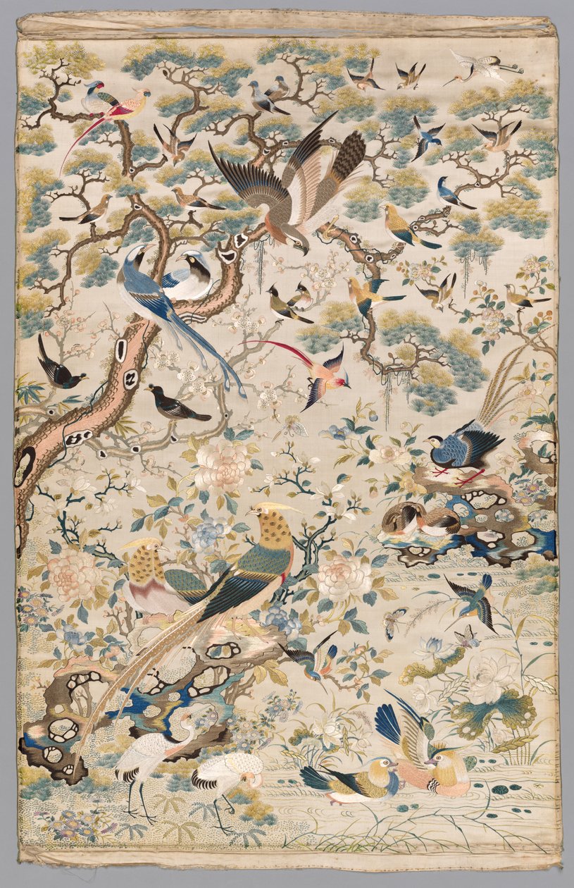刺绣面板 作者 未知艺术家