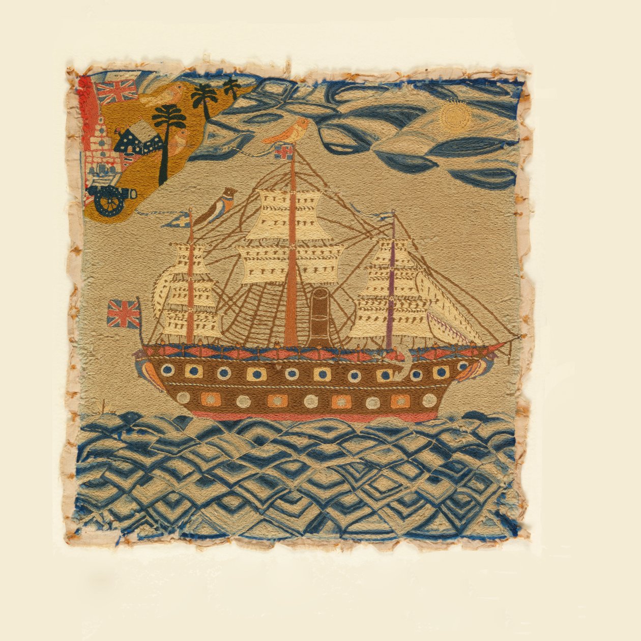 刺绣画 作者 未知艺术家