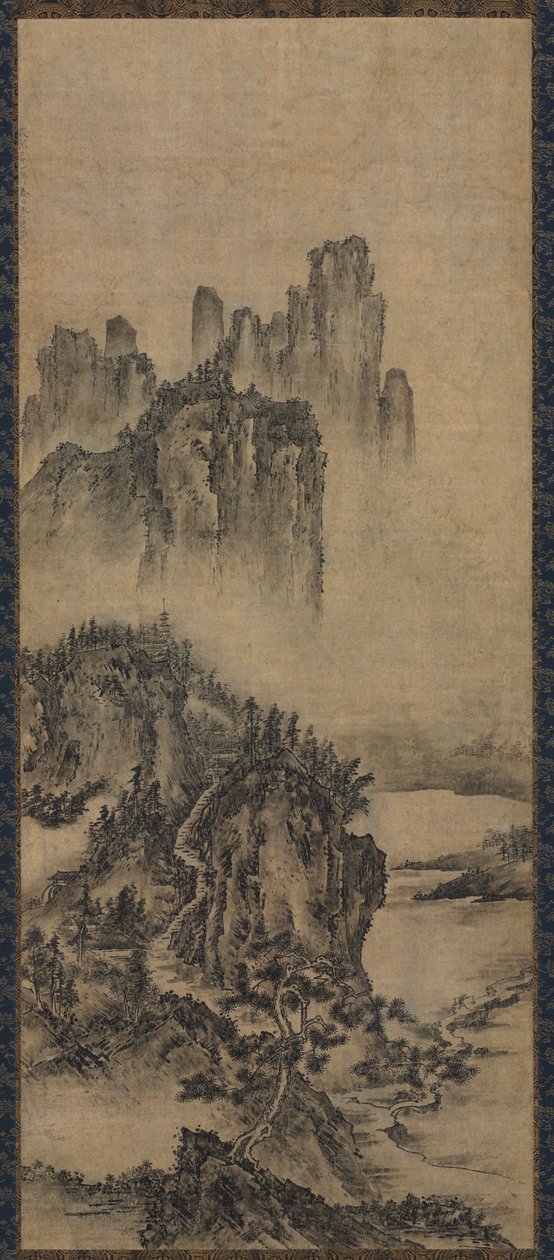 远寺风光 作者 未知艺术家