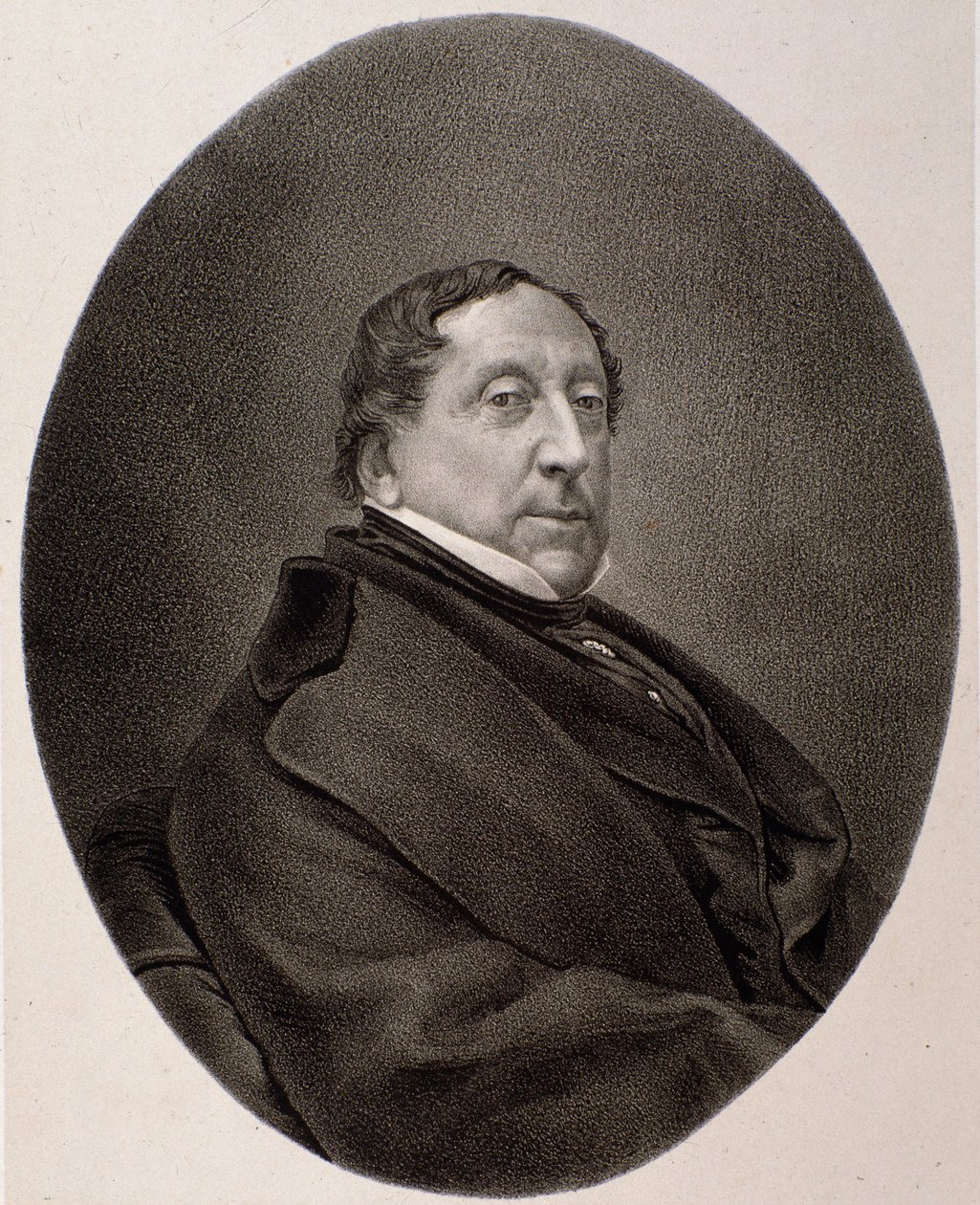 Portrait of Gioacchino Rossini (engraving 作者 未知艺术家