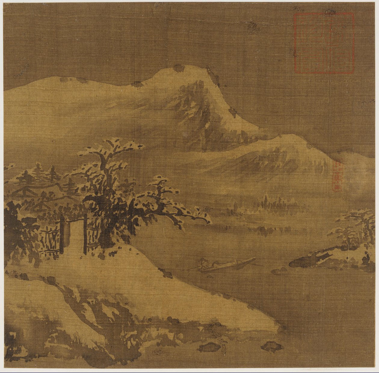 冬季景观 作者 未知艺术家