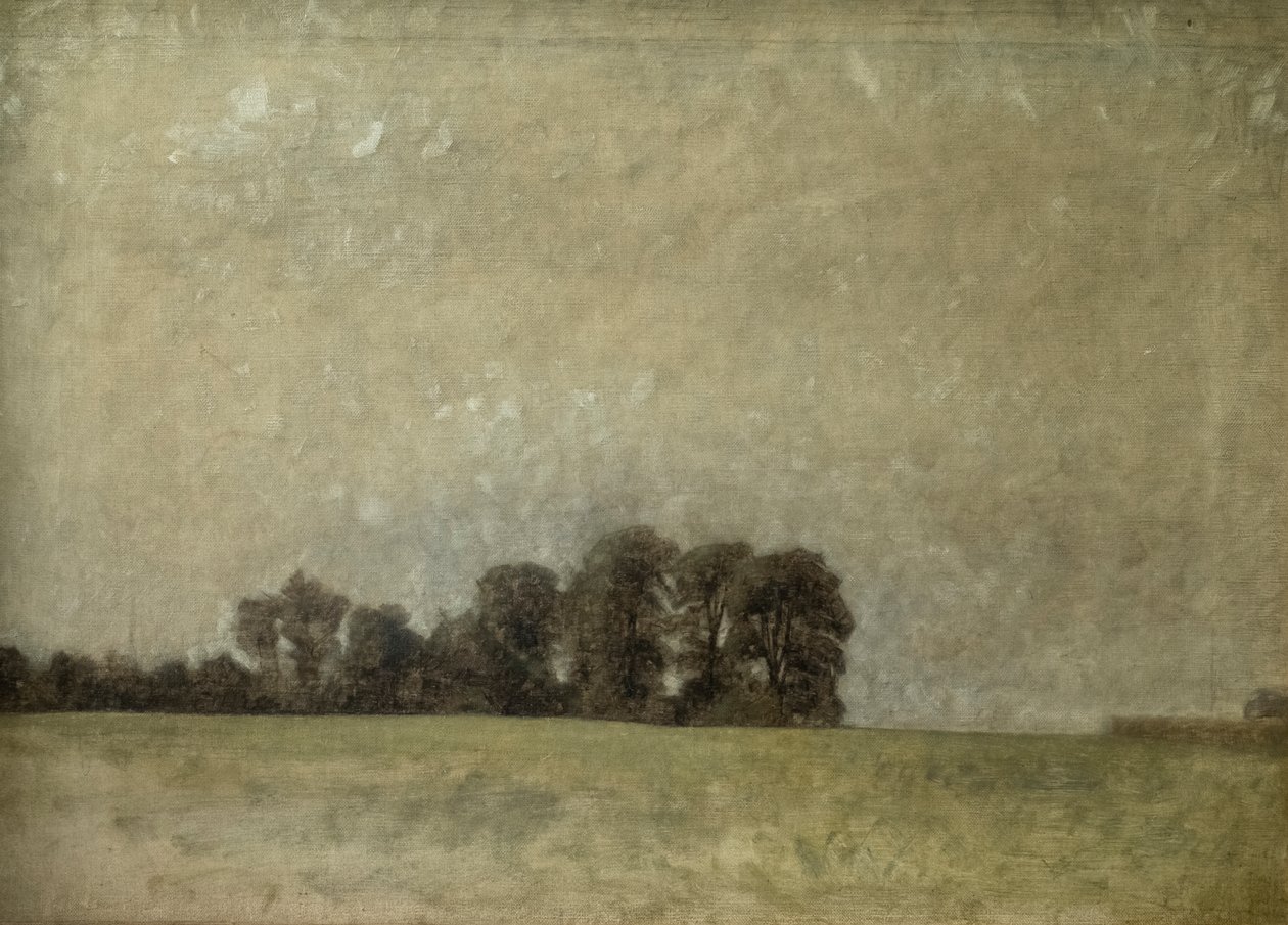 风景，1909年 作者 威廉·哈默肖伊