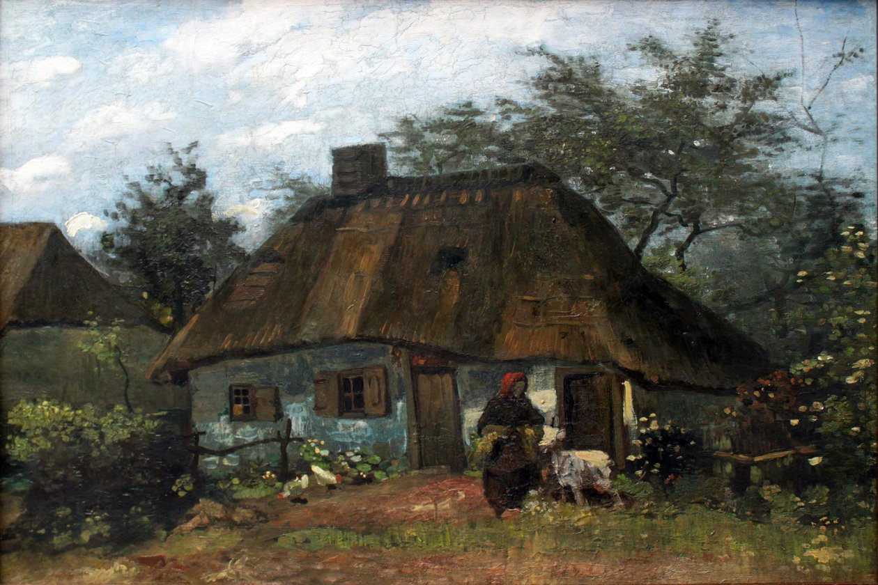 农舍in Nuenen（LaChaumière） 作者 文森特·梵高