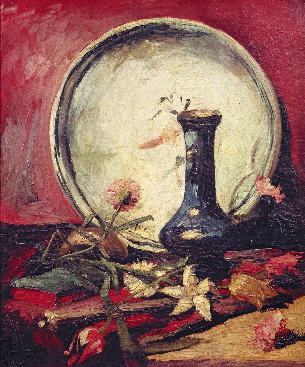 静物与花，c.1886 作者 文森特·梵高