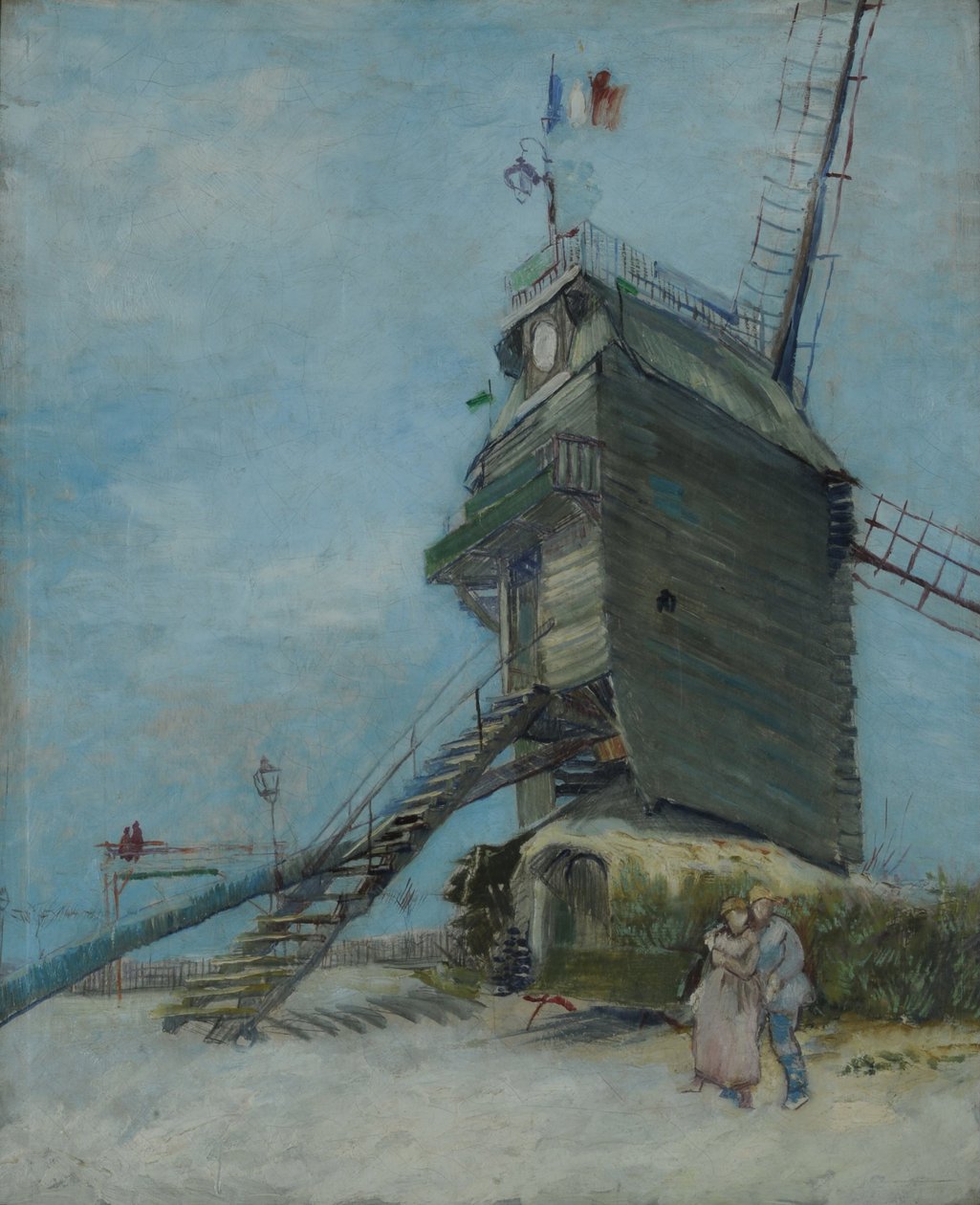 穆林·德拉·加莱特（Moulin de la Galette），1886年 作者 文森特·梵高