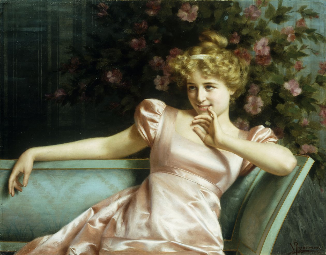 年轻的美女 作者 维托里奥·雷吉亚尼（Vittorio Reggianini）