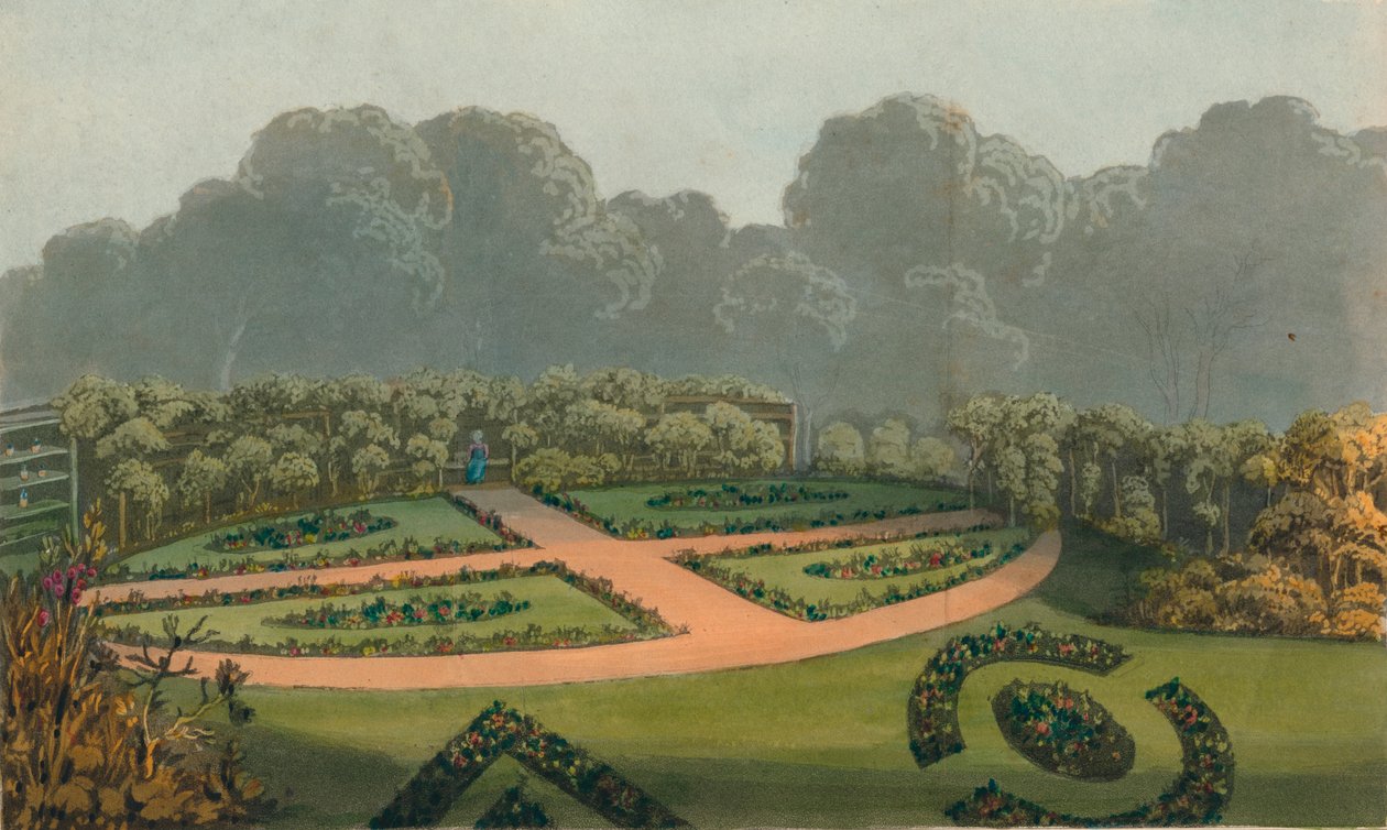花匠手册》的封面画，1822年 作者 WH 蒂姆斯