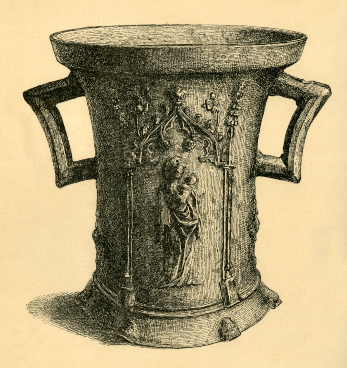 砂浆，十四世纪，1881年。 作者 我们麦卡尼斯