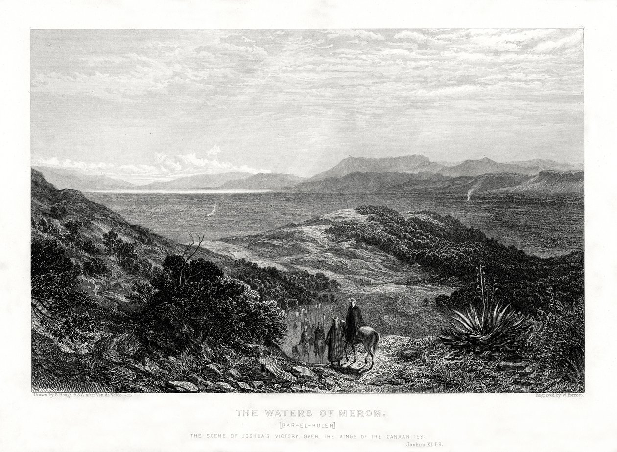 梅罗姆河水域，巴勒斯坦，1887年 作者 W.福雷斯特