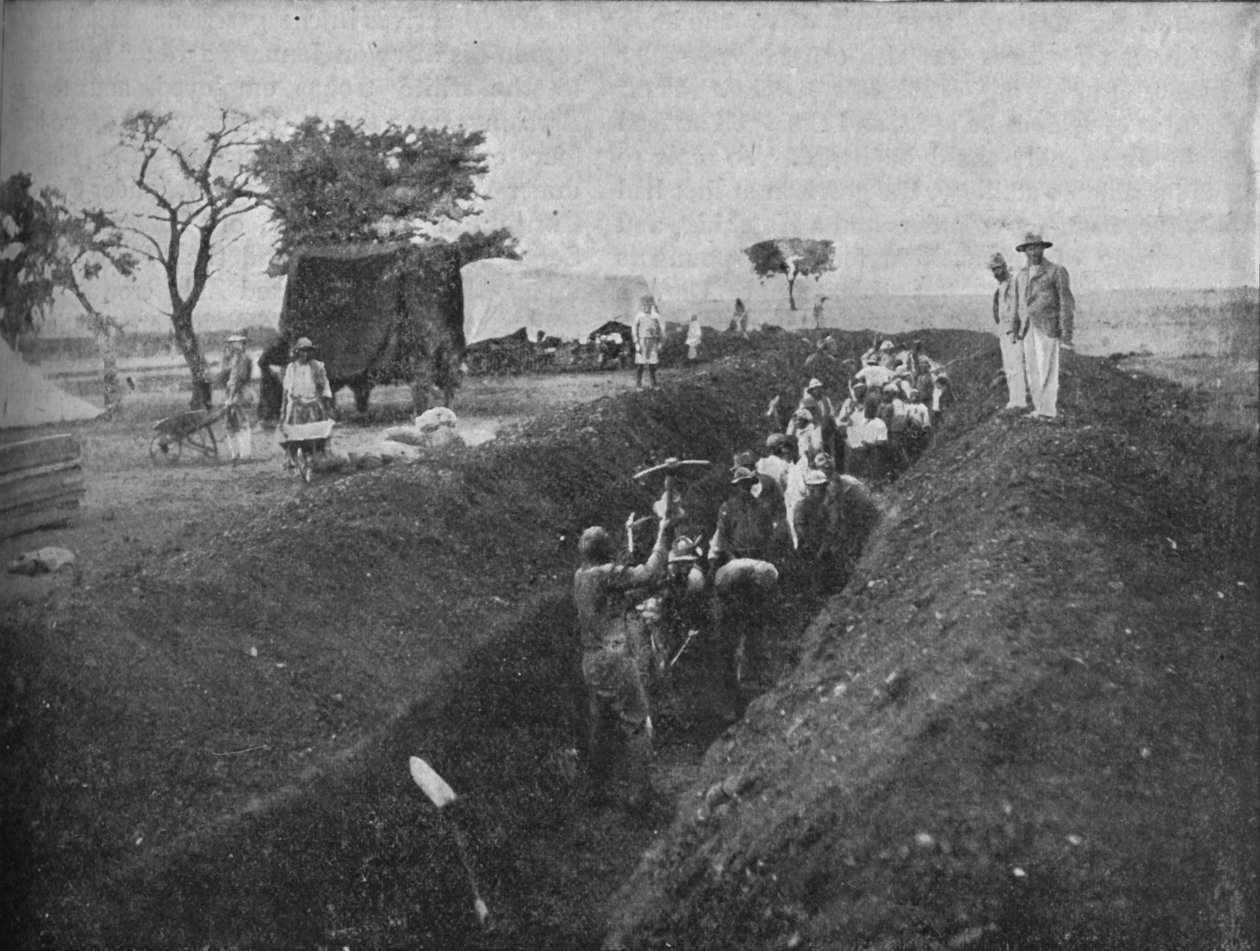 伪造：1902年的当地人挖沟 作者 WH周