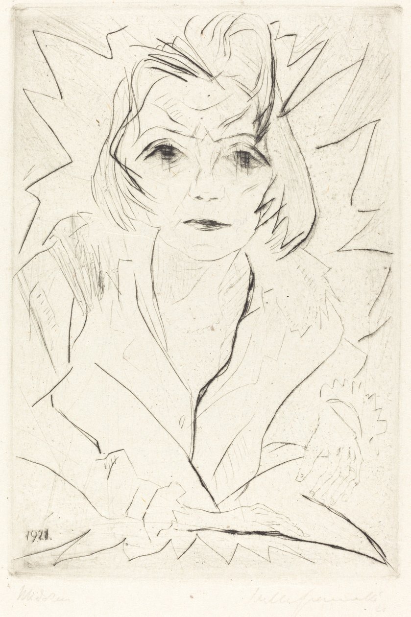 马德钦女孩，1921年。 作者 沃尔特·格拉马特