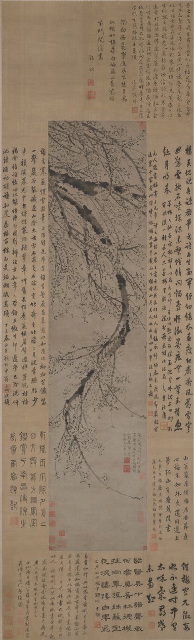 墨梅 作者 王绵