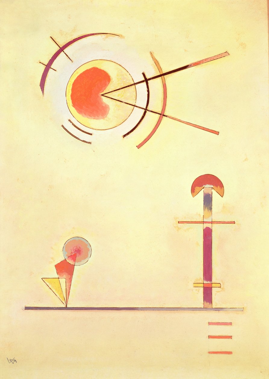 作文，1929年 作者 瓦西里·康定斯基