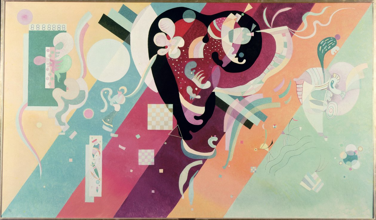 组合物IX，1936 作者 瓦西里·康定斯基