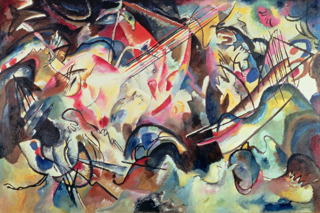 组合物No.6,1913 作者 瓦西里·康定斯基