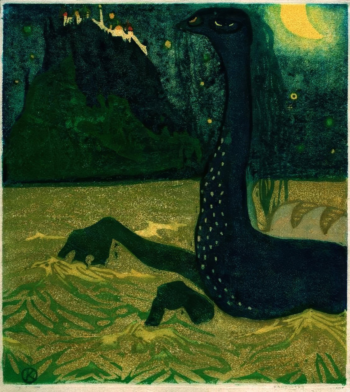 口夜 作者 瓦西里·康定斯基