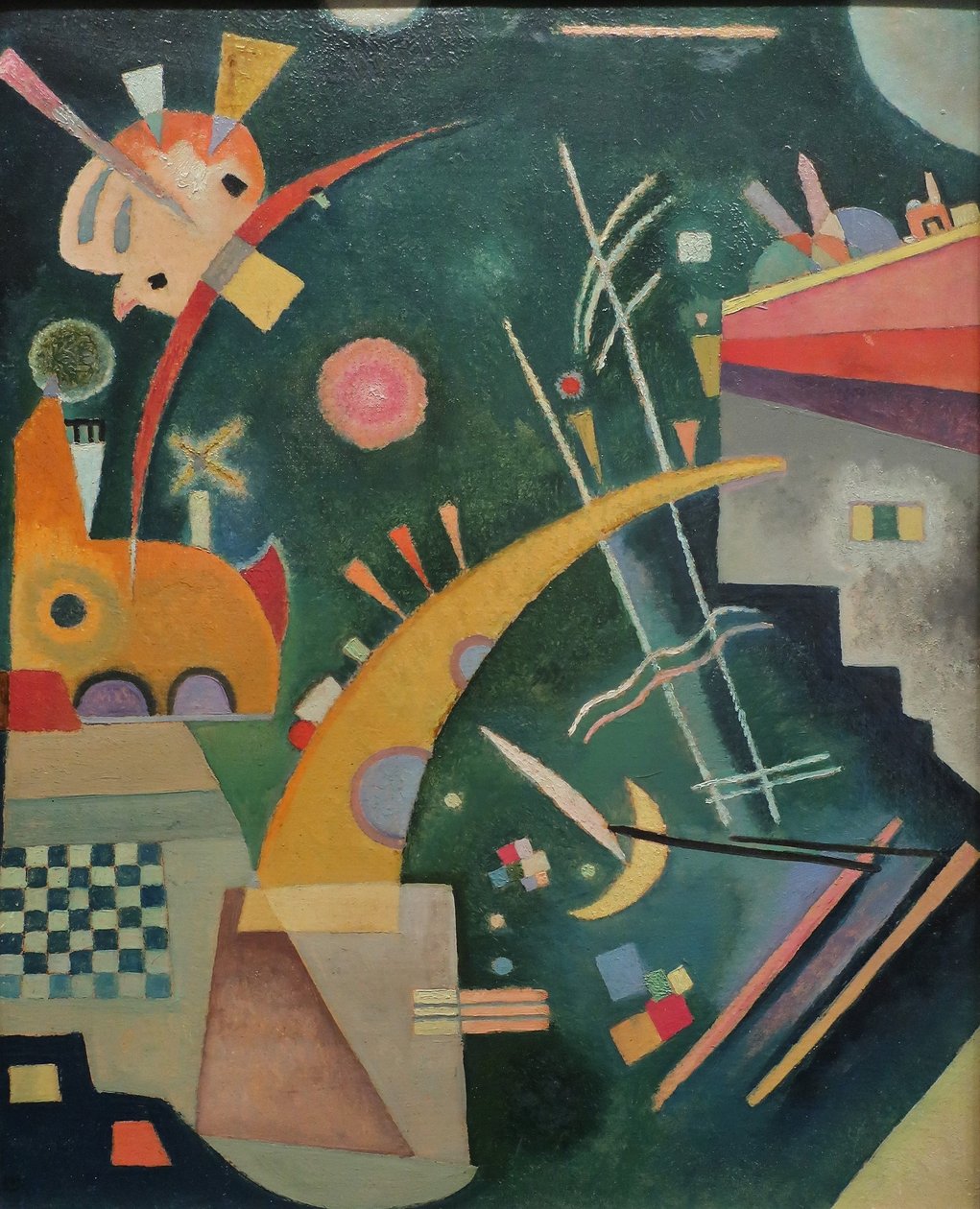 1924 康定斯基角形画 作者 瓦西里·康定斯基
