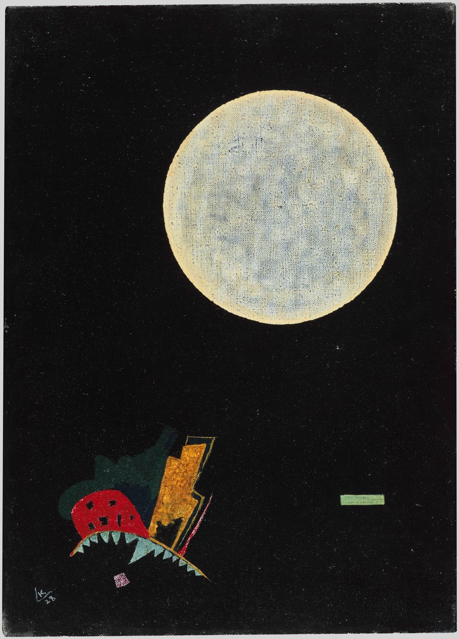 A圈，1928年。 作者 瓦西里·康定斯基