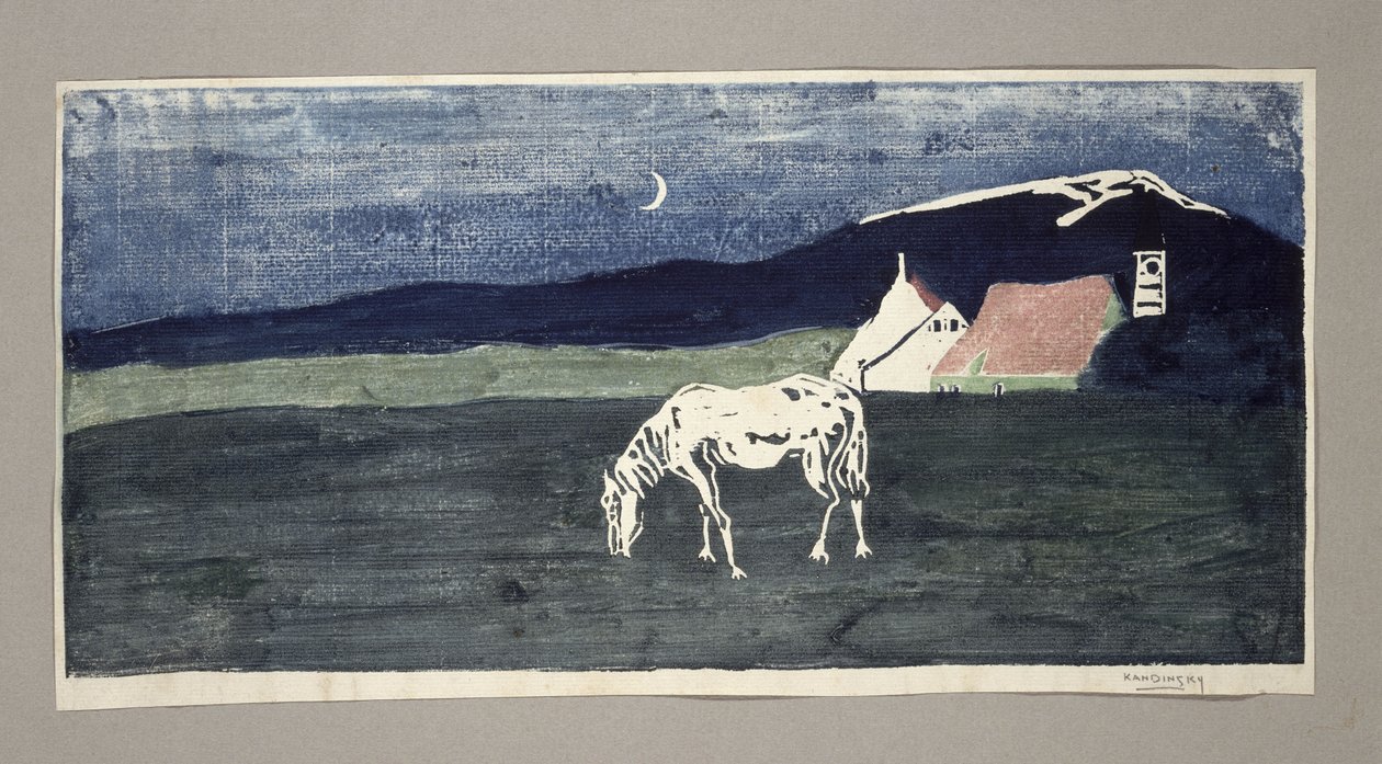 黄昏黄昏，1904年。 作者 瓦西里·康定斯基