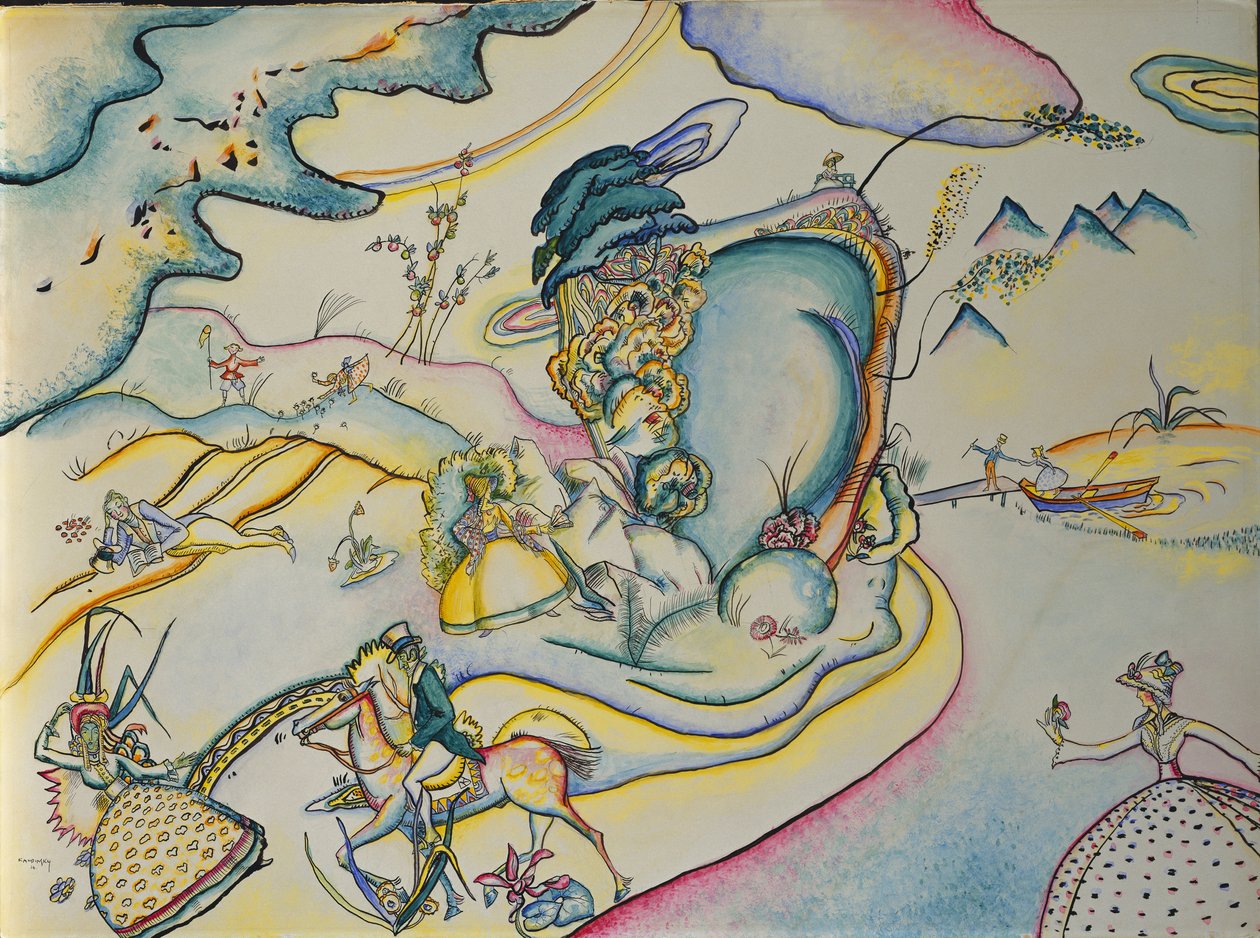 软妹 作者 瓦西里·康定斯基