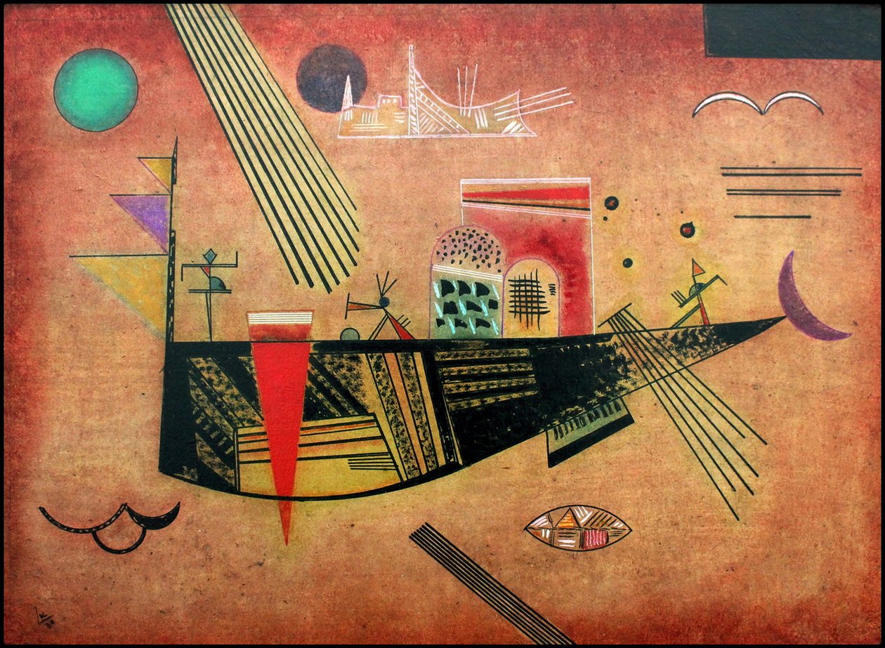 穆迪，1930年 作者 瓦西里·康定斯基