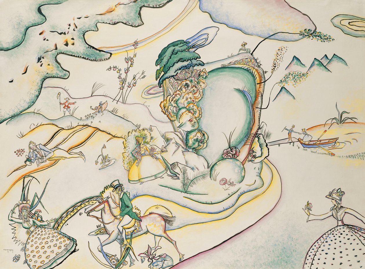 琐事III;巴加泰伦三世 作者 瓦西里·康定斯基