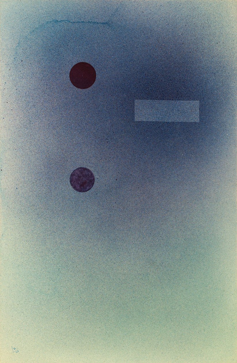 二比一二比一，1933年。 作者 瓦西里·康定斯基